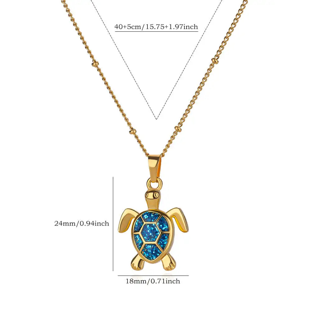 Turtle Necklace – Gold Pendant | AURIA