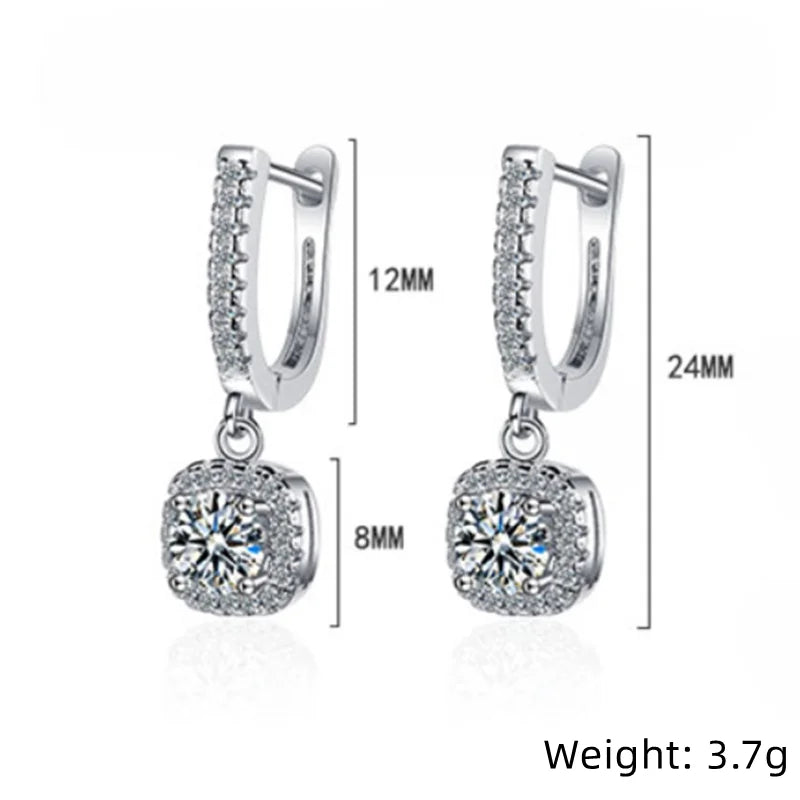 Huggie Earrings – Moissanite | AURIA