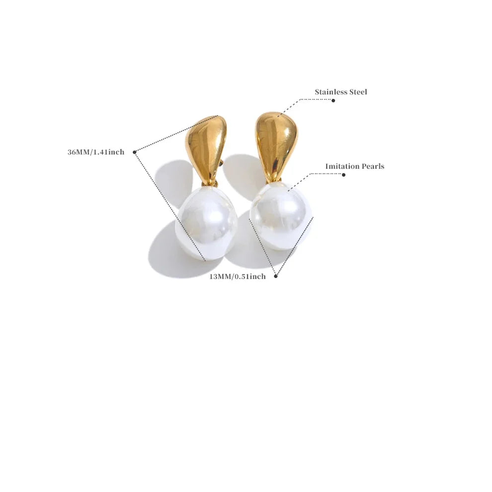 Pearl Drop Earrings | AURIA