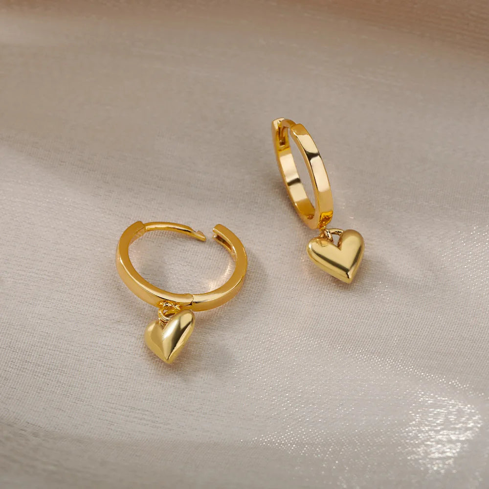 Heart Drop Earrings | AURIA
