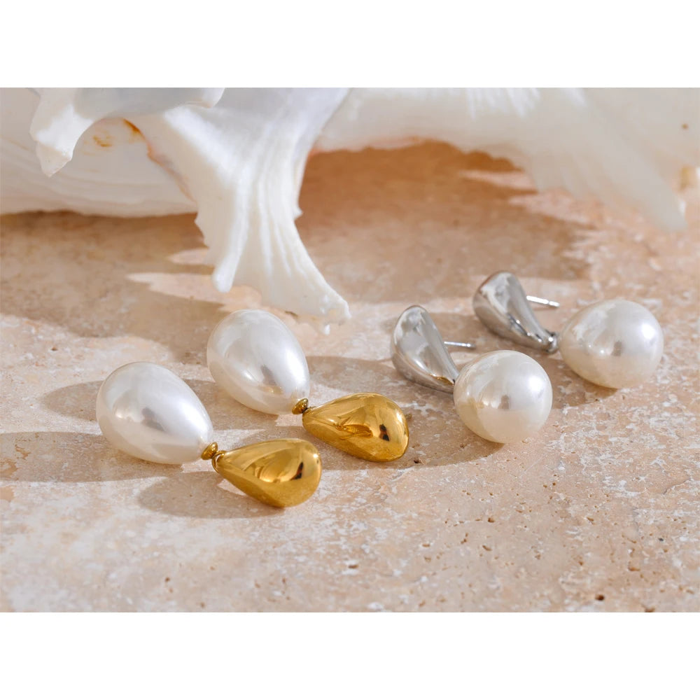 Pearl Drop Earrings | AURIA