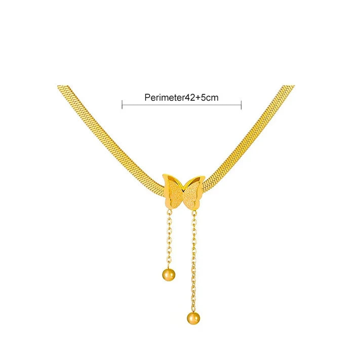 Butterfly Necklace – Gold Pendant | AURIA