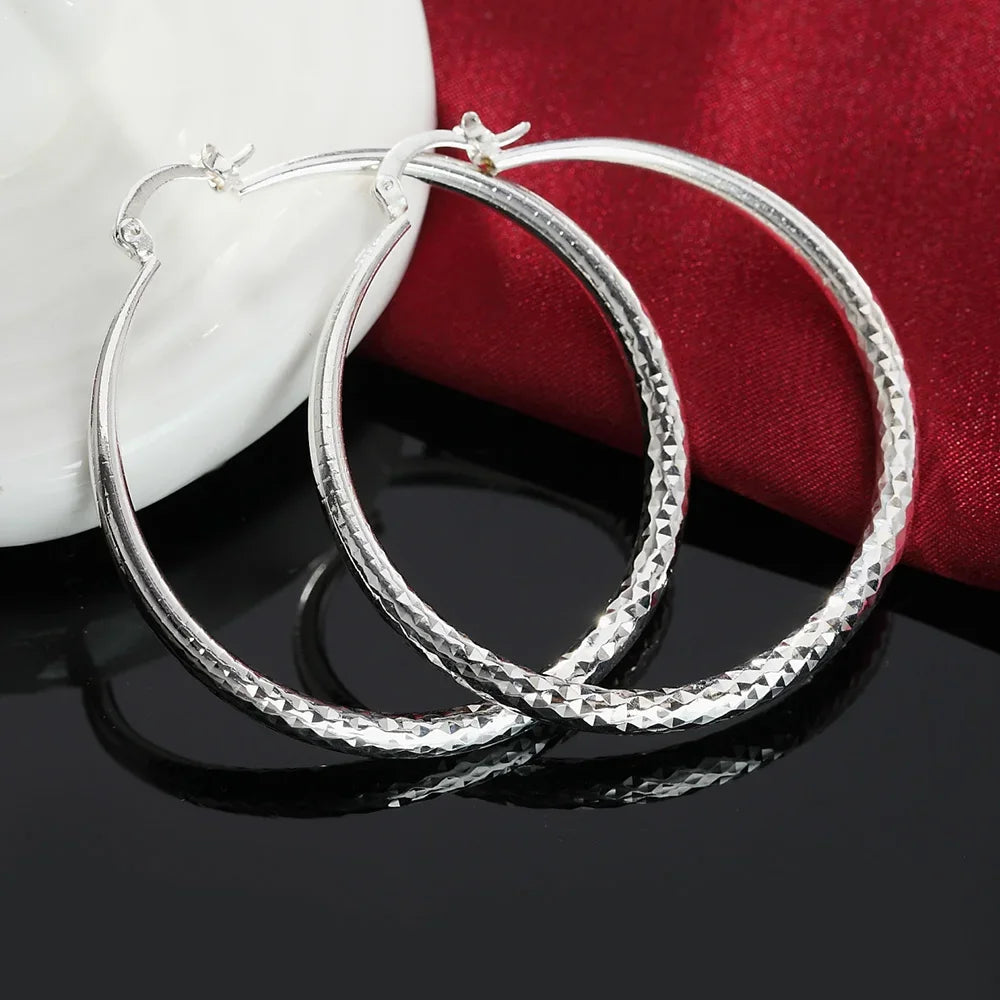 Sterling Silver Hoop Earrings | AURIA