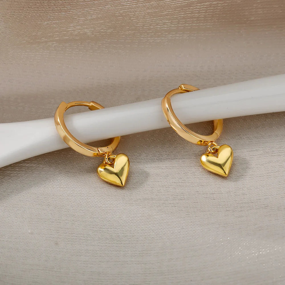 Heart Drop Earrings | AURIA