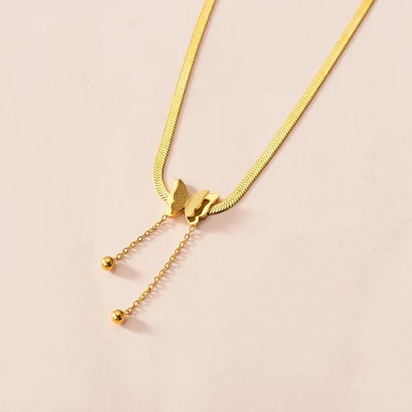 Butterfly Necklace – Gold Pendant | AURIA
