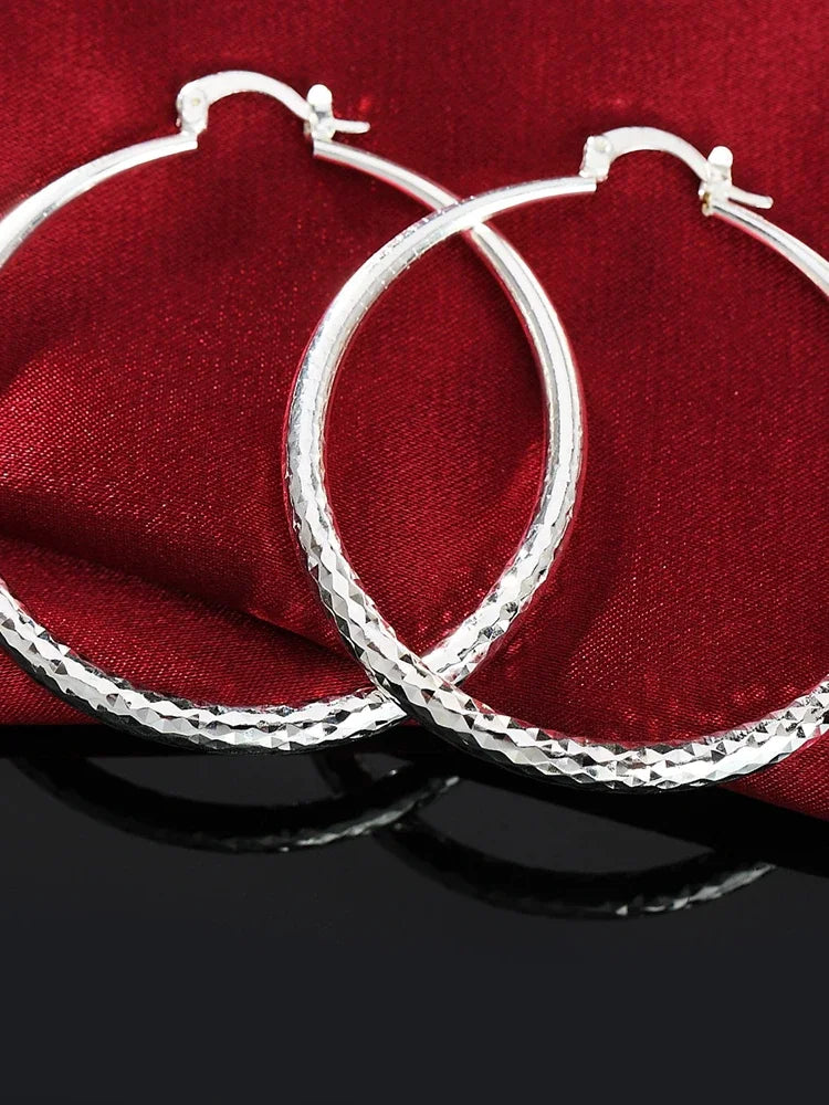 Sterling Silver Hoop Earrings | AURIA