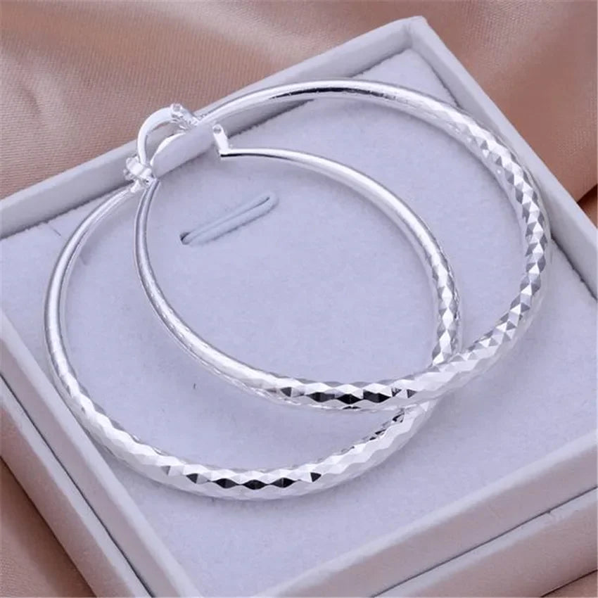Sterling Silver Hoop Earrings | AURIA