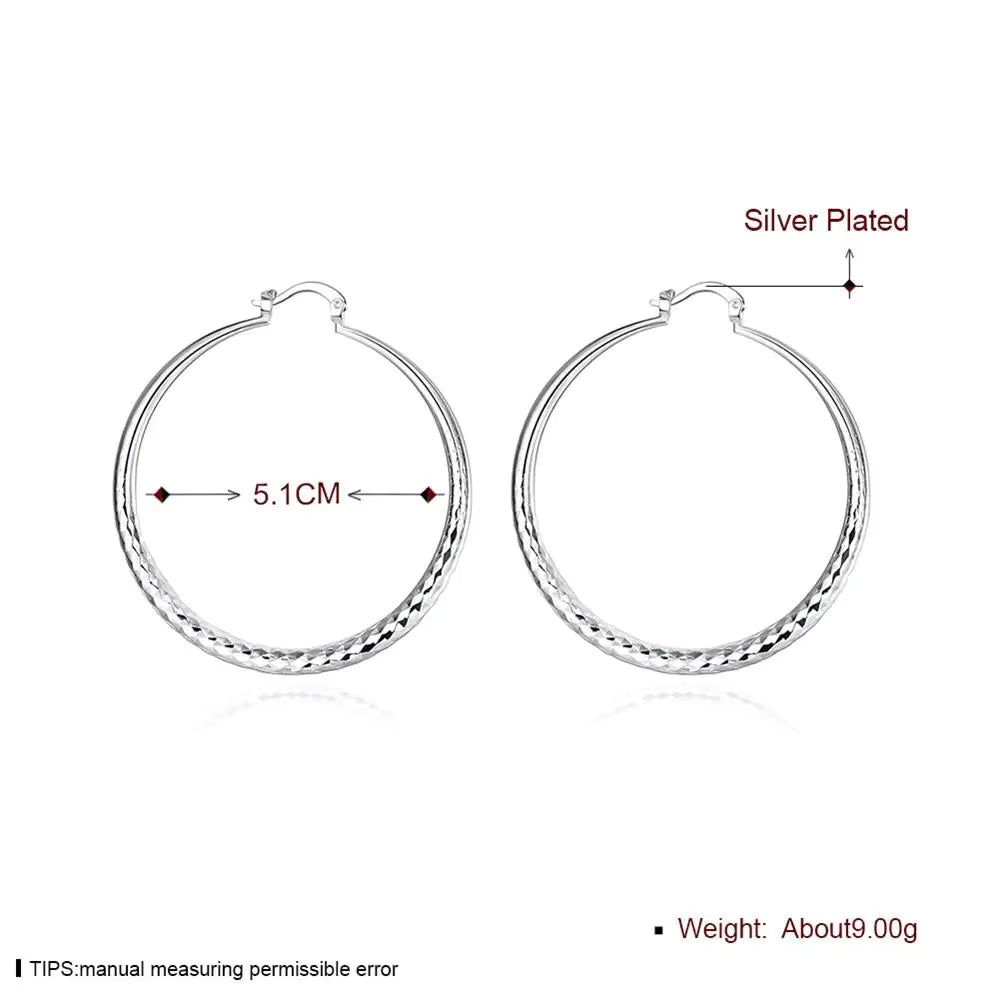 Sterling Silver Hoop Earrings | AURIA