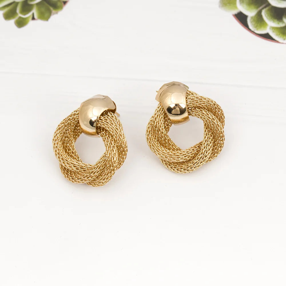 Twisted Hoop Earrings | AURIA