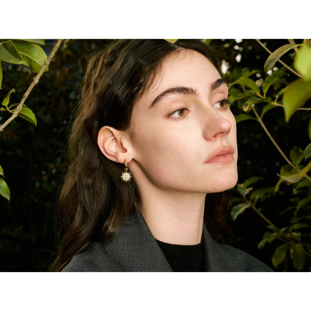 Sun Hoop Earrings | AURIA