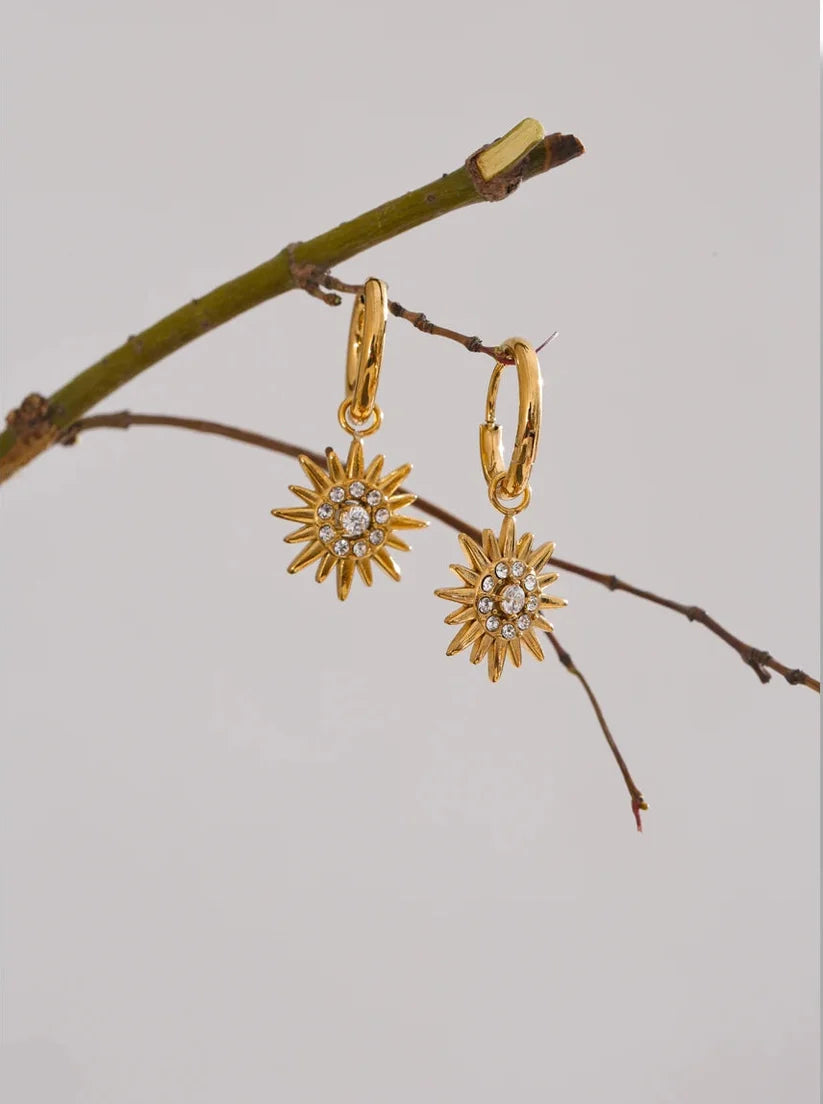 Sun Hoop Earrings | AURIA