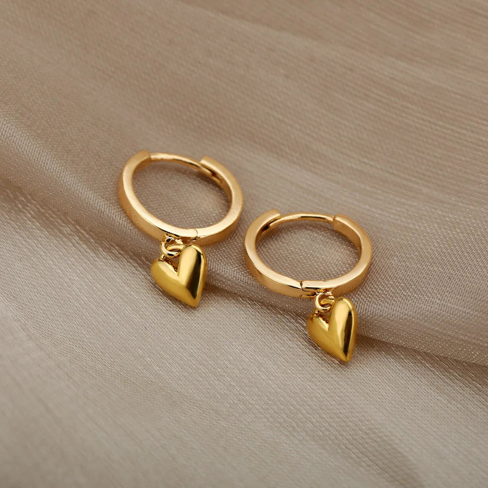Heart Drop Earrings | AURIA