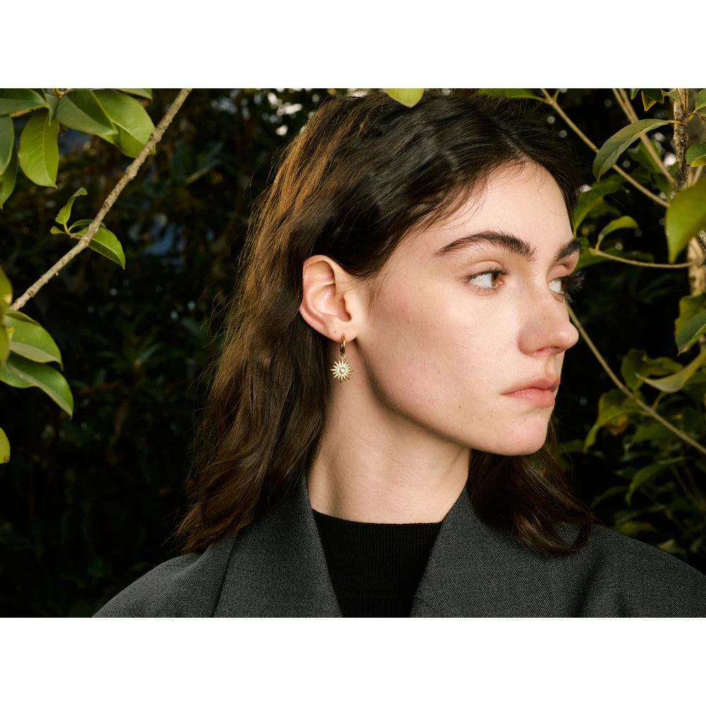 Sun Hoop Earrings | AURIA